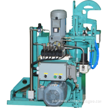 Fully automatic steel belt strapping machine head